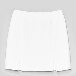 Nasty Gal White High Rise Skirt